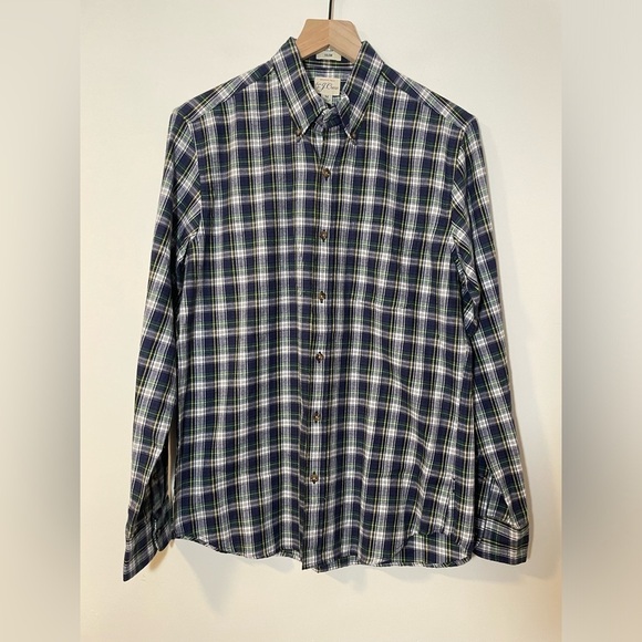 J. Crew Other - NWT J. Crew Slim Fit Brushed Twill Plaid Flannel Shirt Size Medium Soft & New!